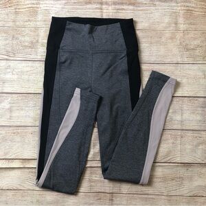 Lululemon Get Going Train Tight *28" - Heathered Black / Black / Smoky Blush